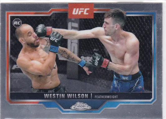 2025 Topps Chrome UFC #108 Westin Wilson RC - UFC/MMA Card Single