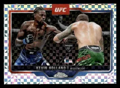 2025 Topps Chrome UFC #110 Kevin Holland X-Fractor - UFC/MMA Card Single