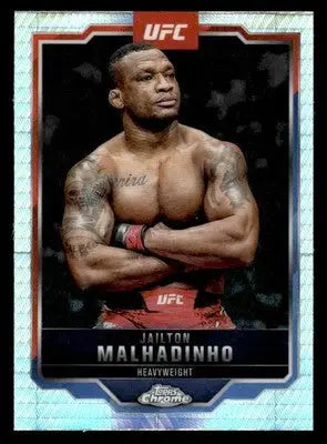 2025 Topps Chrome UFC #112 Jailton Malhadinho Prism Refractor - UFC/MMA Card Single