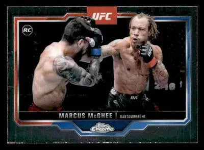 2025 Topps Chrome UFC #121 Marcus McGhee - UFC/MMA Card Single