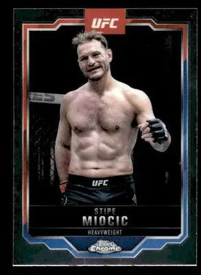2025 Topps Chrome UFC #122 Stipe Miocic - UFC/MMA Card Single