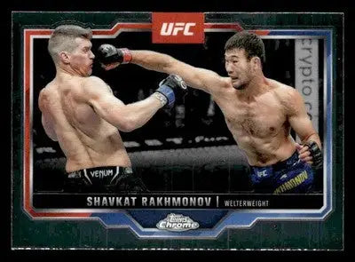 2025 Topps Chrome UFC #125 Shavkat Rakhmonov - UFC/MMA Card Single
