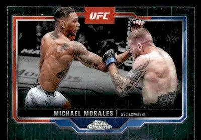 2025 Topps Chrome UFC #127 Michael Morales - UFC/MMA Card Single