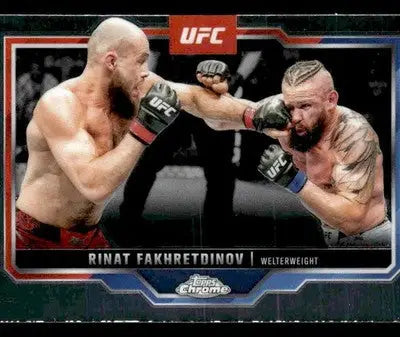 2025 Topps Chrome UFC #131 Rinat Fakhretdinov - UFC/MMA Card Single