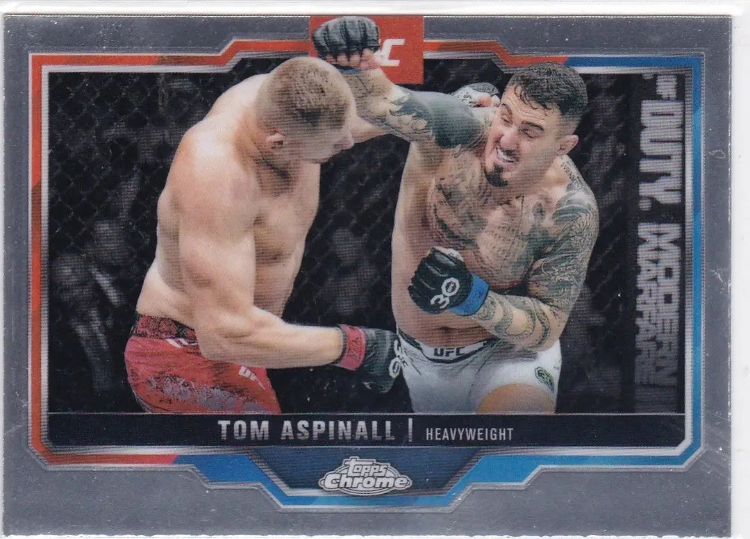 2025 Topps Chrome UFC #146 Tom Aspinall - UFC/MMA Card Single