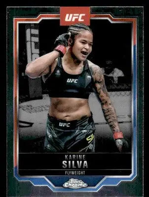 2025 Topps Chrome UFC #147 Karine Silva - UFC/MMA Card Single