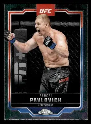 2025 Topps Chrome UFC #148 Sergei Pavlovich - UFC/MMA Card Single
