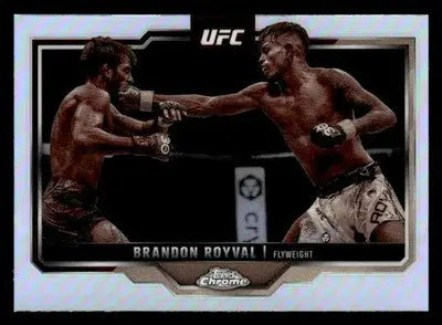 2025 Topps Chrome UFC #152 Brandon Royval Sepia Refractor - UFC/MMA Card Single