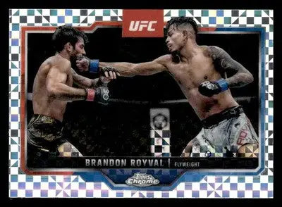 2025 Topps Chrome UFC #152 Brandon Royval X-Fractor - UFC/MMA Card Single