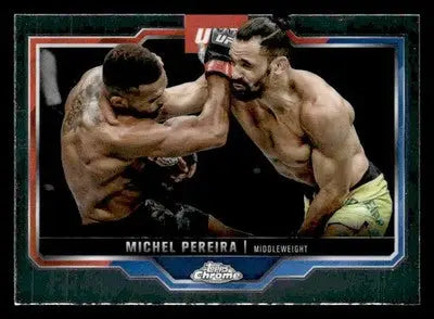 2025 Topps Chrome UFC #160 Michel Pereira - UFC/MMA Card Single