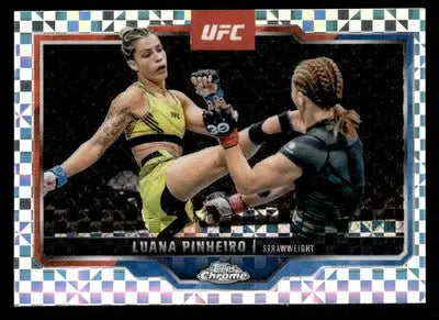2025 Topps Chrome UFC #178 Luana Pinheiro X-Fractor - UFC/MMA Card Single