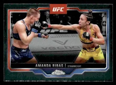 2025 Topps Chrome UFC #184 Amanda Ribas - UFC/MMA Card Single