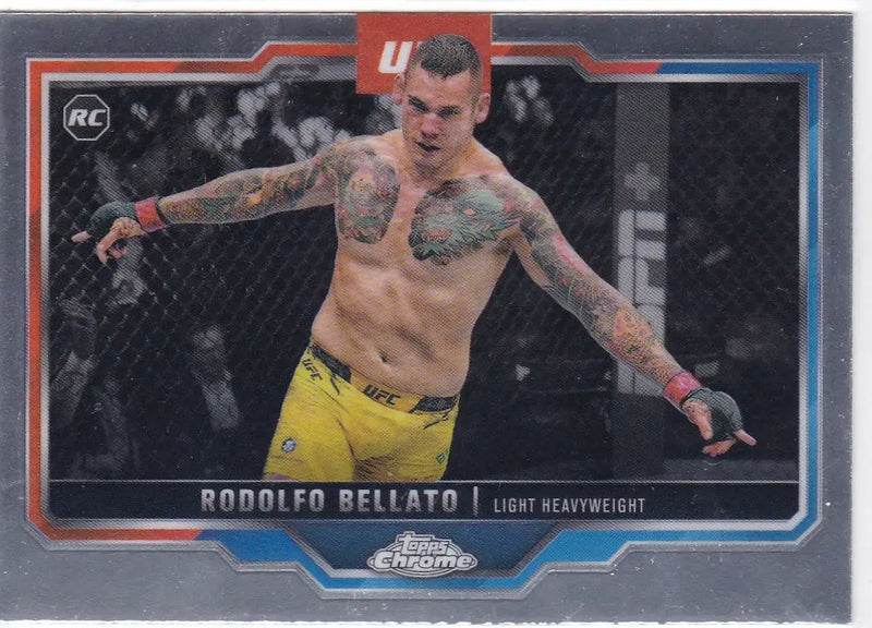 2025 Topps Chrome UFC #194 Rodolfo Bellato RC - UFC/MMA Card Single