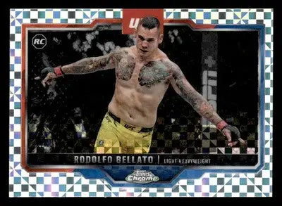 2025 Topps Chrome UFC #194 Rodolfo Bellato X-Fractor - UFC/MMA Card Single