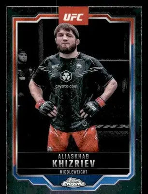 2025 Topps Chrome UFC #196 Aliaskhab Khizriev - UFC/MMA Card Single