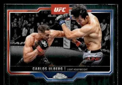 2025 Topps Chrome UFC #198 Carlos Ulberg - UFC/MMA Card Single