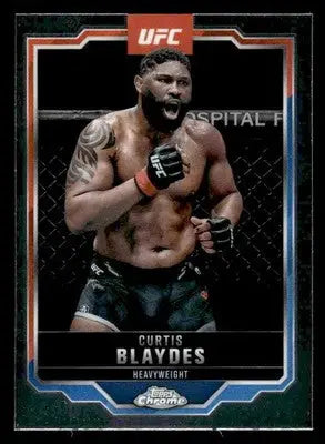 2025 Topps Chrome UFC #31 Curtis Blaydes - UFC/MMA Card Single