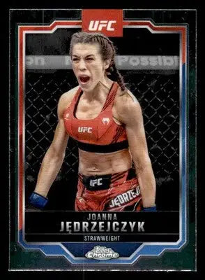 2025 Topps Chrome UFC #34 Joanna Jędrzejczyk - UFC/MMA Card Single