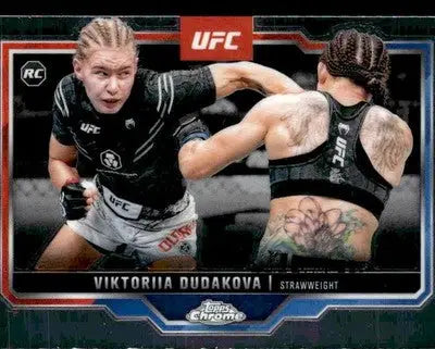 2025 Topps Chrome UFC #4 Viktoriia Dudakova - UFC/MMA Card Single