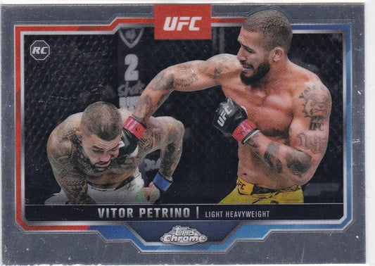 2025 Topps Chrome UFC #41 Vitor Petrino RC - UFC/MMA Card Single