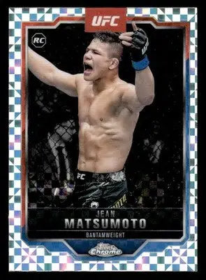 2025 Topps Chrome UFC #52 Jean Matsumoto X-Fractor - UFC/MMA Card Single