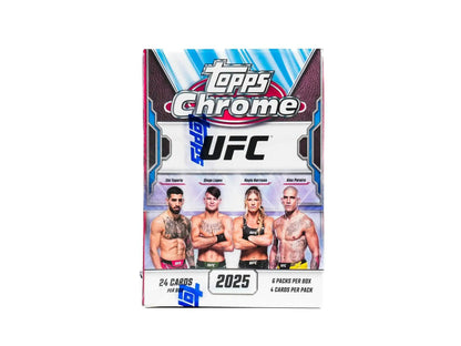 2025 Topps Chrome UFC 6-Pack Blaster Box - Sports Card Hobby Boxes
