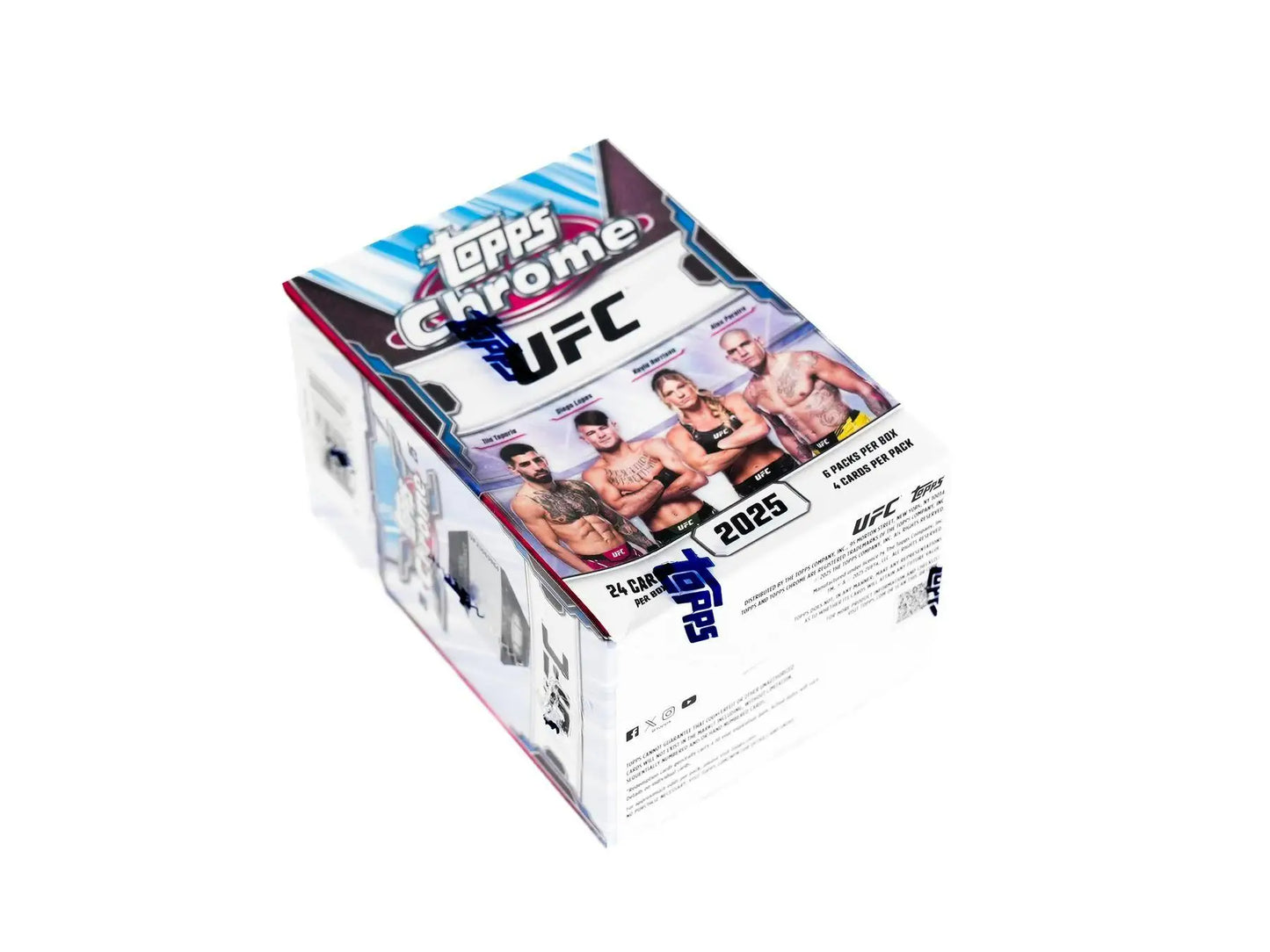 2025 Topps Chrome UFC 6-Pack Blaster Box - Sports Card Hobby Boxes