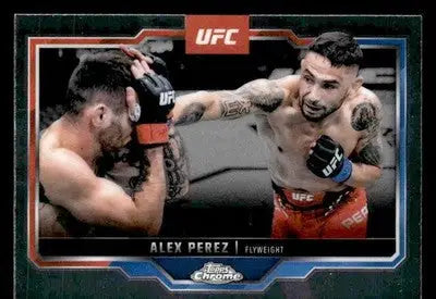 2025 Topps Chrome UFC #60 Alex Perez - UFC/MMA Card Single