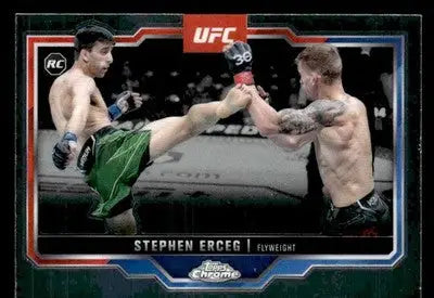 2025 Topps Chrome UFC #63 Stephen Erceg - UFC/MMA Card Single