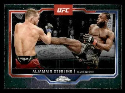 2025 Topps Chrome UFC #64 Aljamain Sterling - UFC/MMA Card Single