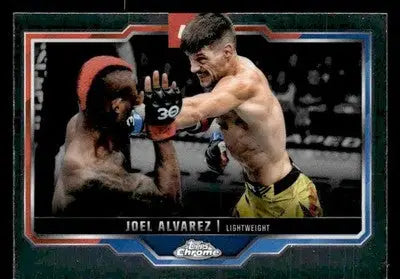 2025 Topps Chrome UFC #65 Joel Alvarez - UFC/MMA Card Single