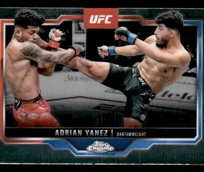 2025 Topps Chrome UFC #71 Adrian Yanez - UFC/MMA Card Single