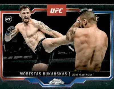 2025 Topps Chrome UFC #8 Modestas Bukauskas - UFC/MMA Card Single