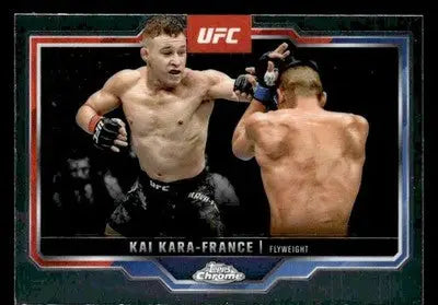 2025 Topps Chrome UFC #81 Kai Kara-France - UFC/MMA Card Single