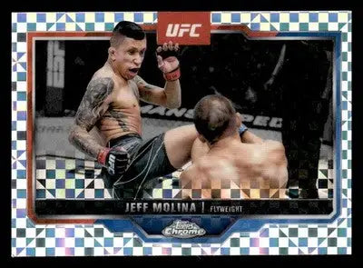2025 Topps Chrome UFC #90 Jeff Molina X-Fractor - UFC/MMA Card Single