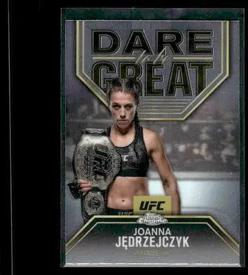 2025 Topps Chrome UFC Joanna Jędrzejczyk #DBG-2 Dare to Be Great UFC