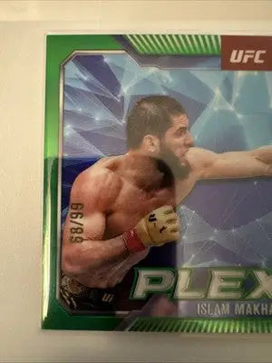 2025 Topps Chrome UFC Plexus Green Refractor Islam Makhachev /99 (5 Card Lot) - UFC/MMA Card Single