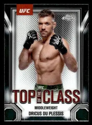 2025 Topps Chrome UFC #TTC-15 Dricus Du Plessis Top of the Class - UFC/MMA Card Single