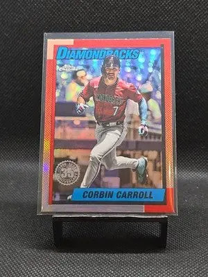 2025 Topps Chrome Update 1990 Topps Corbin Carroll #90CU-12 Arizona Diamondbacks - Baseball Card Single