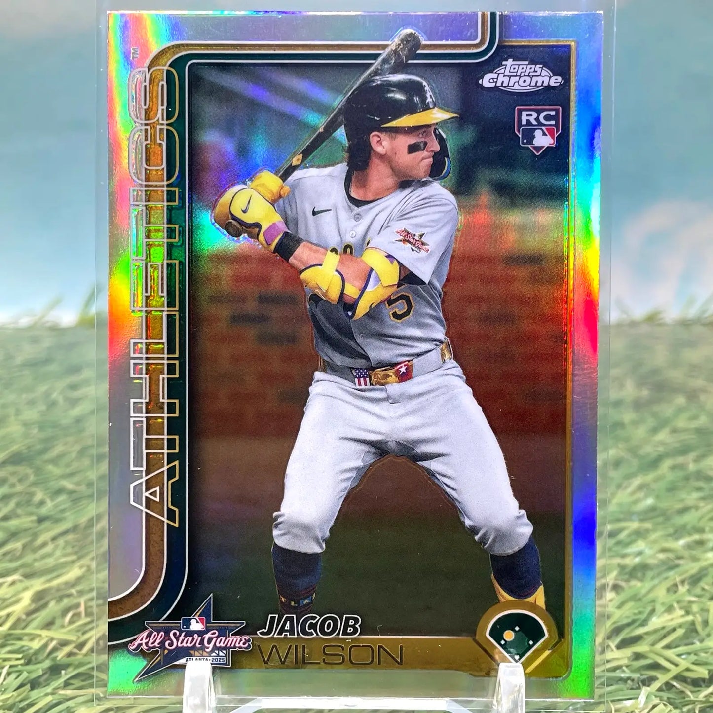 2025 Topps Chrome Update All Star Game Jacob Wilson #ASGC-4 Refractor (RC) - Baseball Card Single