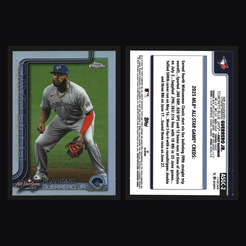 2025 Topps Chrome Update #ASGC-2 Vladimir Guerrero Jr Refractor All-Star