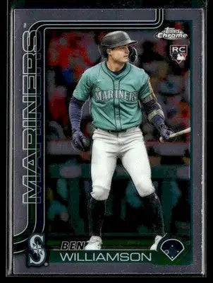 2025 Topps Chrome Update Ben Williamson #USC168 RC Seattle Mariners