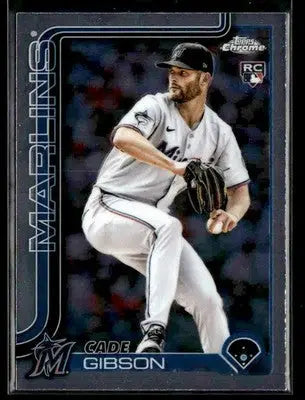 2025 Topps Chrome Update Cade Gibson #USC181 RC Miami Marlins