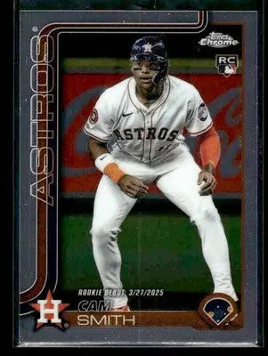 2025 Topps Chrome Update Cam Smith #USC19 RC Houston Astros