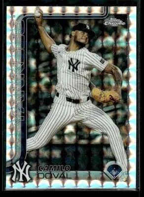 2025 Topps Chrome Update Camilo Doval #USC152 Geometric Refrs Yankees
