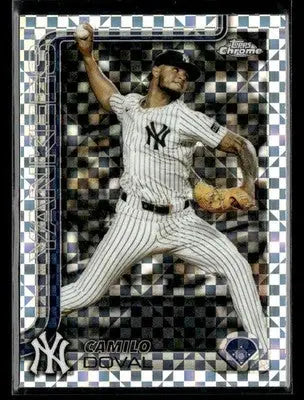 2025 Topps Chrome Update Camilo Doval #USC152 X-Fractors New York Yankees