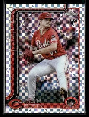 2025 Topps Chrome Update Chase Petty #USC97 X-Fractors RC Cincinnati Reds