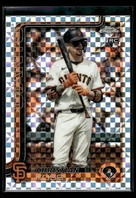 2025 Topps Chrome Update Christian Koss #USC26 X-Fractors RC SF Giants