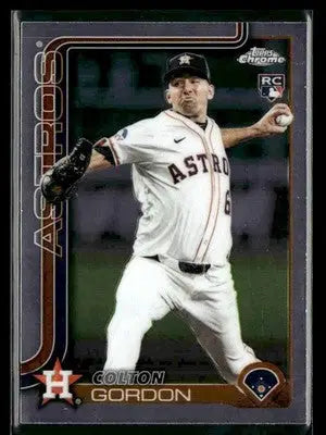 2025 Topps Chrome Update Colton Gordon #USC23 RC Houston Astros