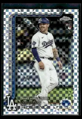 2025 Topps Chrome Update Dalton Rushing #USC151 X-Fractors RC LA Dodgers